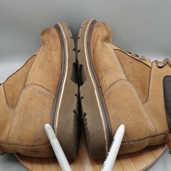 Brahma Boots Mens 11W Brown Oil Resistant Distressed Work Outdoors 2590649 Flaws - Picture 7 of 11